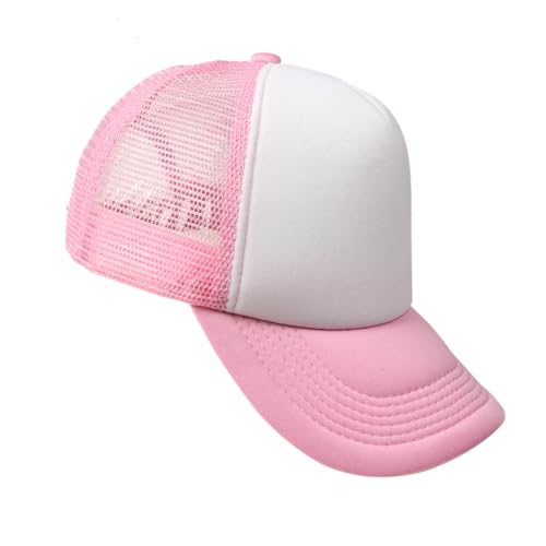 Image of TZ Promise Men Women Foam Trucker Hat Mesh Cap Solid Colors Lightweight with Adjustable Snapback Collection