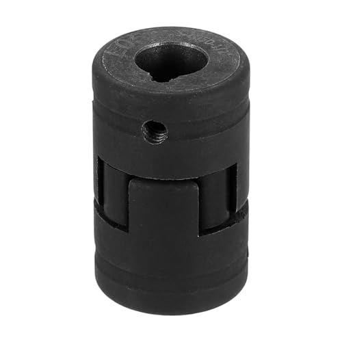 uxcell 1/2' to 5/8' L050 Flexible 3-Piece L-Jaw Coupling Coupler Set & Buna-N NBR Rubber Spider for Log...