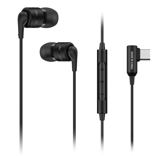 SoundMAGIC E80D USB-C �C���C���[�X�e���I�w�b�h�z���AL���^�v���O�A�C�����C���R���g���[���[�A���^���n�E�W���O�A10mm�_�C�i�~�b�N�h���C�o�[�A�h���A�h�o�A�u���b�N�B