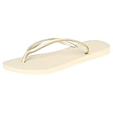 havaianas Havaianas Damen Slim Zehentrenner , Gold (Sand Grey/Light Golden) , 35/36 EU