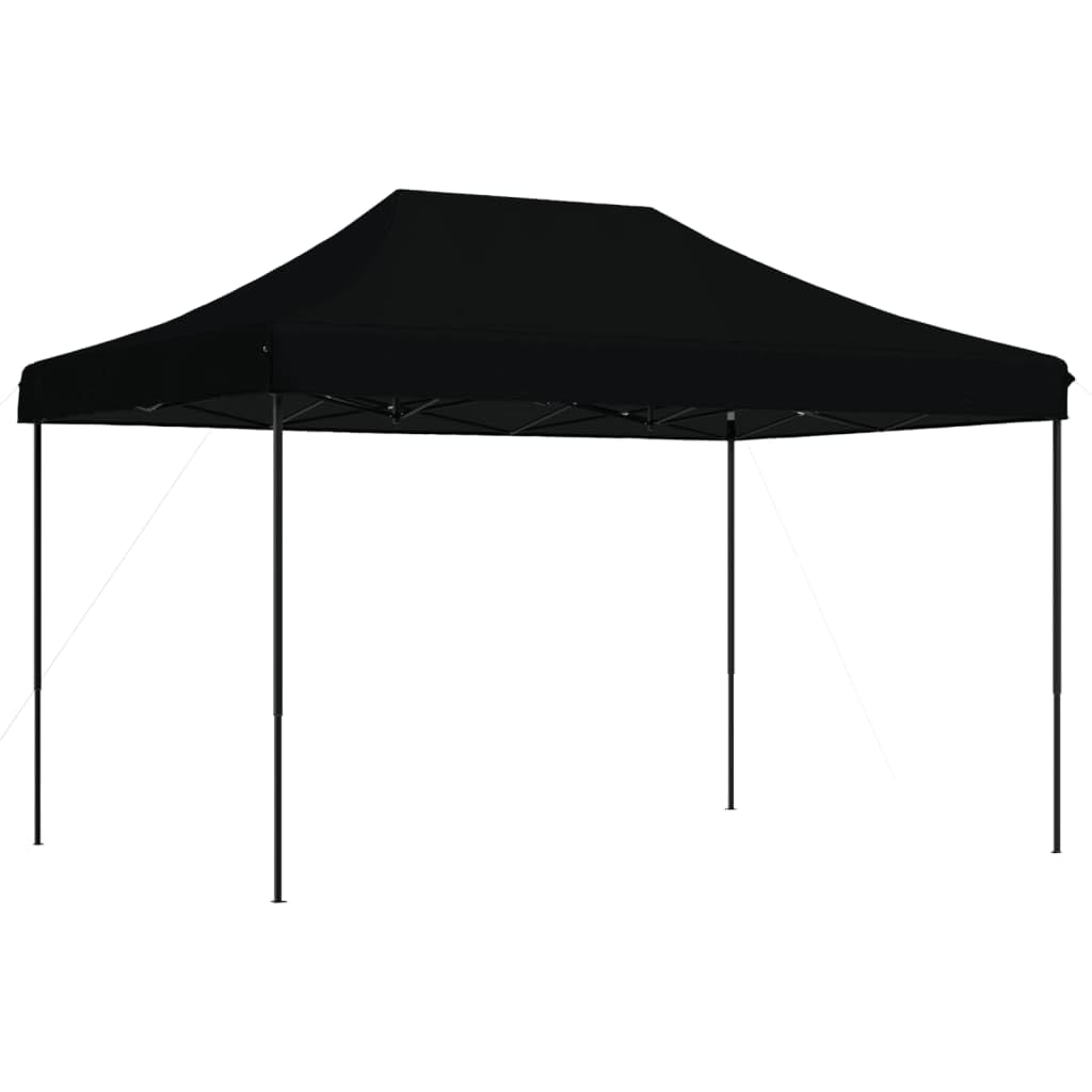 Genérico Tienda de Fiesta Plegable Pop-Up Negra 410x279x315 cm,Casa y jardín,Jardín,Artículos de Exterior,Estructuras de Exteriores,Carpas y cenadores-4005014