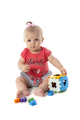 Kendy Cubo Baby Educativo Com Blocos Colorido
