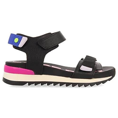 Sandales blanches pour filles thiotte avec accents de couleur et brides réglables - 2