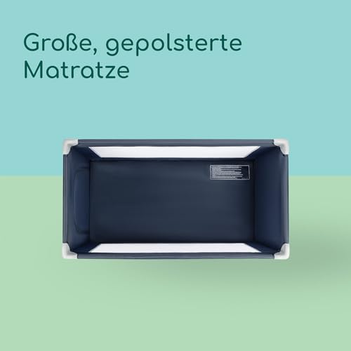 Bebeconfort Sweet Dreams Reisebett, 0–15 kg, Navy Blue – Ansicht 3