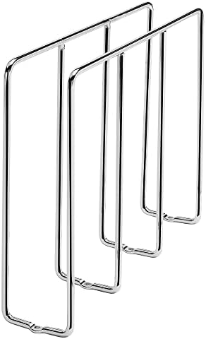 Rev-A-Shelf 596-10CR-52 U-Shaped Tray Wire Divider Bakeware Cookie Sheet Organizer for Wall or Base Home Kitchen Cabinets, Chrome