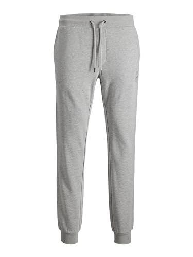 JACK & JONES JJIGORDON JJSHARK SWEAT PANTS AT NOOS Spodnie dresowe Mężczyźni, Jasnoszary, S
