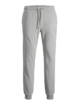 JACK & JONES Sweatpants Regular Fit Sweatpants Light Grey Melange XL Light Grey Melange XL | Ya disponible en tu tienda friki favorita! En mundofriki.es!