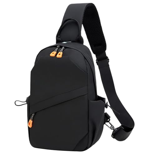 Image of ARURA (LABEL) Multifunction Anti-theft Shoulder Bag Crossbody Bag Travel Sling Bag with USB Port and Code Lock Messenger Backpack Chest Bag for Male Female