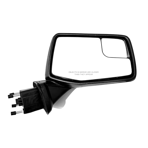 For Chevrolet Silverado 2019-2024 Door Mirror with Textured Black Cover Power Heated Manual Folding with Temp Sensor 7 Pins Passenger Side RH by HIGHTO - Used condition - Image 4