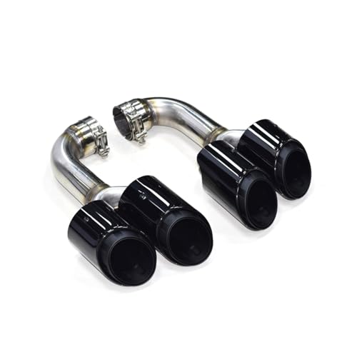 Tuyau d'échappement Touareg rouillé ? Remplacez par le silencieux quad inox noir 2012