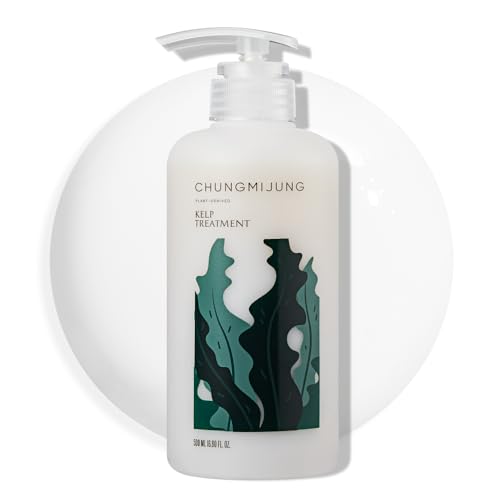 ChungMiJung Itchy Scalp Shampoo for Sensitive Scalp, Gentle Sulfate Free Seaweed (Kelp) Shampoo with Laminaria Japonica & Mung Bean, Hydrating Korean Hair Care for Dry Hair, 16.9 fl oz / 500ml