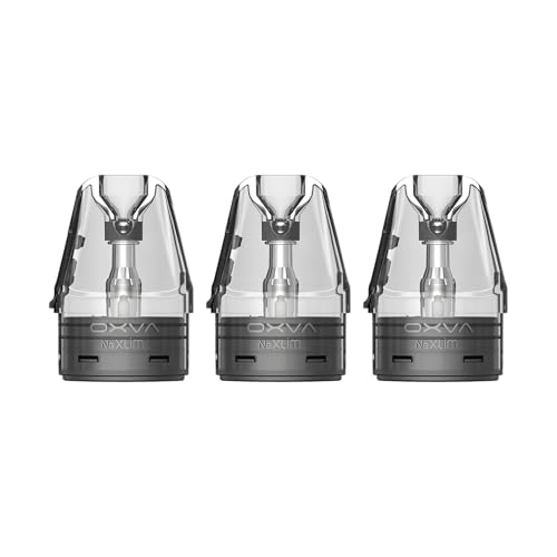 OXVA NeXLIM Cartuchos de Repuesto 0,6 Ohm, 3 Unidades, Compatible con Kit NeXLIM, Sin Nicotina, Sin...