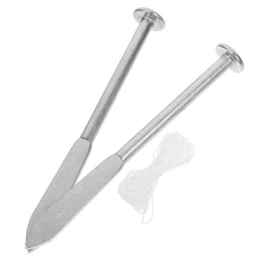 HOLIDYOYO Strumenti Muratura per Allineamento Mattoni Chiodo Riga per Posa Precisa e Stabile Accessori Multiuso per Carpenteria e Edilizia Utensili Resistenti per Professionisti e Te