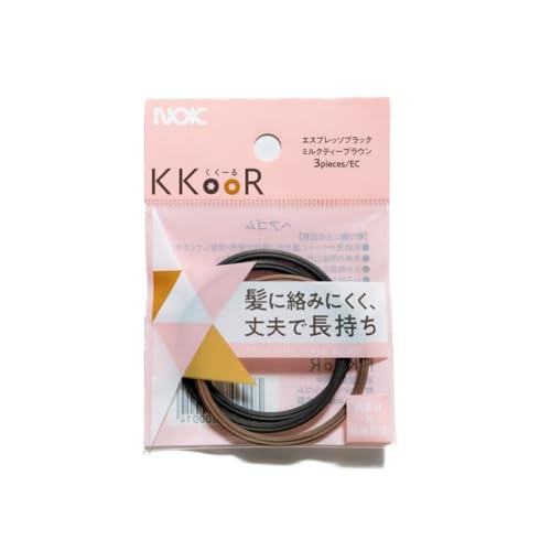 [NOK株式会社]KKOOR(くくーる) 3本入り×3袋 計9本 ヘアゴム 日用品