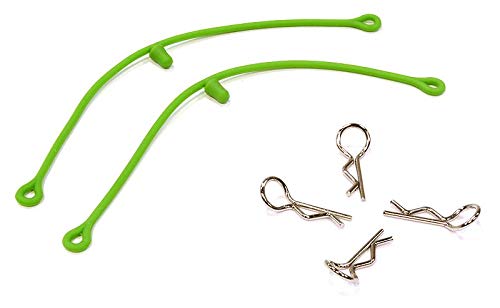 Integy RC Secured Body Clip (4) with 115mm Connecting Link for 1/10 Scale