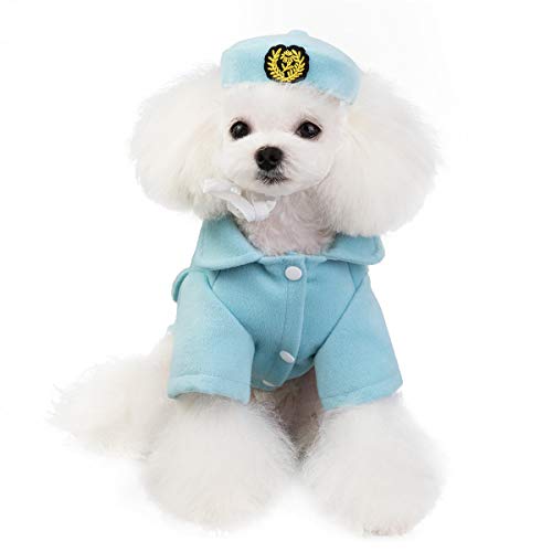 Abrigo para Perro Tangpan de Lana Azul XL