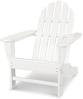 POLYWOOD AD4030WH Classic Outdoor Adirondack Chair, White