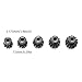 32P Hardened Pinion Gear Set 1/8inch Hole Metal Pinion Gear 10T 11T 12T 13T 14T 3.175mm RC Motor Pinion Gear Kit for 1/10 RC Car