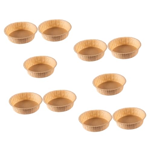 FUNOMOCYA Teglia Per Dolci in Carta 6 Pollici Rotonda Usa E Getta 10 Pezzi Pirottini Di Carta Resistenti Al Calore Per Cottura Dolce E Salata