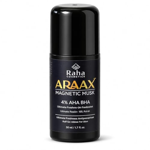 Image of AARONIC-WHITE MUSK - Unisex Roll-On Deodorant - 50ml, Long-Lasting Freshness & Odour Control (Magnetic Musk)
