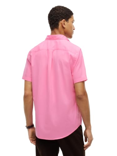 Image of Tommy Hilfiger Men's Short Sleeve Poplin Shirts in Regular Fit, Men's Button Down Shirts