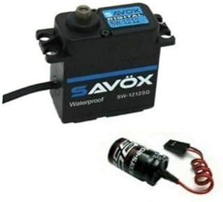 Savox SW-1212SG-BE Black Edition 638OZ SERVO with Free Glitch Buster Waterproof Servo 1212 1212SG ARRMA Includes CHICAGOLAND RC Coupon