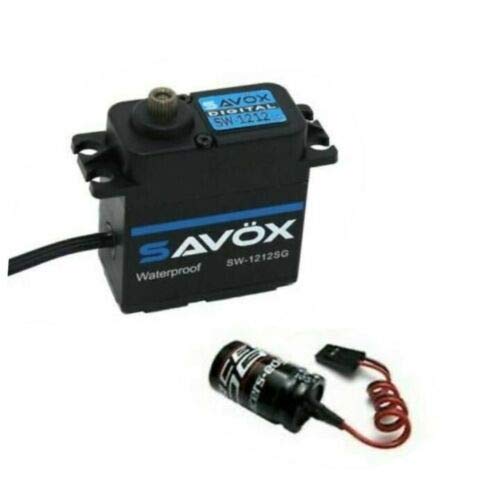 Savox Sw-1212Sg-Be Black Edition 638Oz Servo With Free Glitch Buster Waterproof Servo 1212 1212Sg Arrma Includes Chicagoland Rc Coupon #TOP22