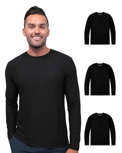 Long Sleeve Athletic Shirt for Men S - 4XL Dri Fit Performance Workout Shirt