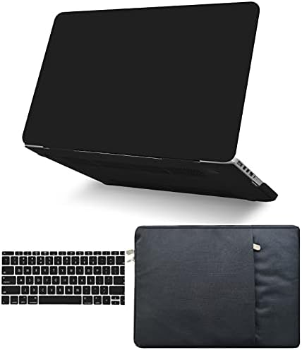 KECC Ultra Thin Case for MacBook Pro 16 inch M5 2026-2021 M4 M3 M2 M1 Pro/Max Chip, Lightweight Plastic Hard Shell for MacBook Pro 16.2” + Keyboard Cover + Sleeve + Screen Protector, Matte Black