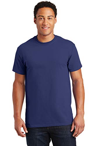 T-shirt coton Gildan G200 bleu métro XL idéal pour vos sorties décontractées le week-end