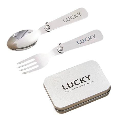 折りたたみ旅行キャンプカトラリーセットポータブル調理液軽量メタルフォークスプーン屋外フラット製品食器洗い機安全な折りたたみステンレス鋼の食器用品