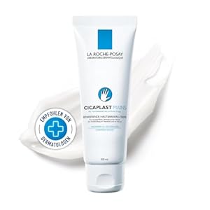 La Roche-Posay Cicaplast Hände, Reparierende Hautbarriere-Creme, Pflegend und Rötungen sowie Unebenheiten mildernd, Mit feuchtigkeitsspendendem Glycerin und Niacinamid, 100 ml