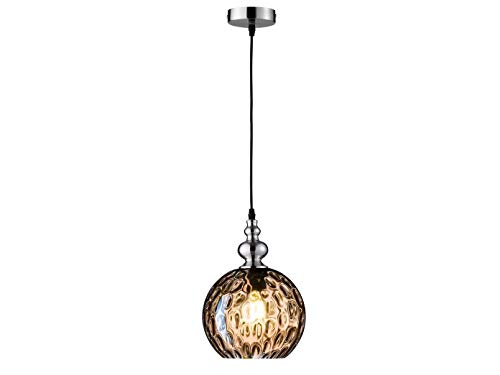 Fischer & Honsel Pendelleuchte Uller 1x E27 max. 40,0 Watt, nickelfarben, 69567, 20 x 20 x 140 cm (LxBxH) Fischer & Honsel Pendelleuchte Uller 1x E27 max. 40,0 Watt, nickelfarben, 69567, 20 x 20 x 140 cm (LxBxH)