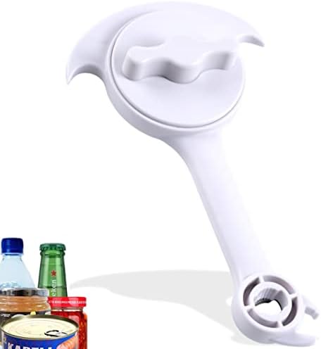 Jar Opener for Weak Hands Seniors Arthritis Bottle Cap Opener Lid Opener Labor-saving | Multifunctional | Adjustable | Anti-slip | Handheld (White)