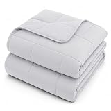 L'AGRATY Weighted Blanket - 48'x72' 15lbs Cooling Breathable Heavy Blanket Microfiber...