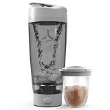 PROMIXX Pro shaker elettrico 600ml, ricaricabile USB-C, Grigio Freddo