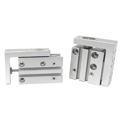 Cilindro neumático de precisión MXH10 con varilla de guía lateral lineal 5