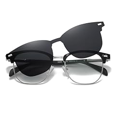 Black/Silver Frame Black Lens
