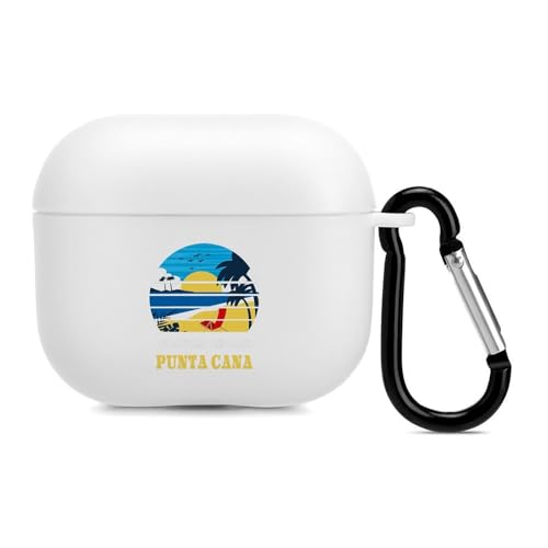 Punta Cana Dominican Republic Souvenir 1 Bluetooth Earbuds Case Cover for pods 3 with Keychain Headphone Cover Unisex Shockproof Protective