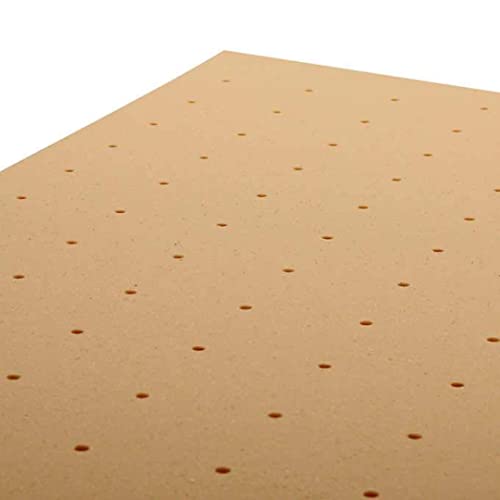 Nature’s Sleep By Ghostbed - Aircool Iq 3 Inch Thick Density - Copper Infused Gel Memory Foam Mattress Topper With Fitted Cover And 18 Inch Skirt - King #TOP1