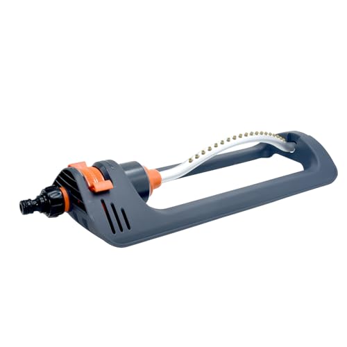 NPXUAMTJ Garden Swing Sprinkler Yard Large Area Irrigation Oscillating Adjustable Watering With 19 Nozzles