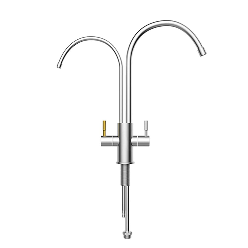 Robinet d'évier osmose inverse cuisine avec filtre à eau potable 360 brossé