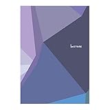 Perfect Binding Notebook, Amethyst | stone paper | every page is smooth and waterproof | 72 pages, all lined/ruled