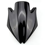 SPORT FAIRING Motorcycle ABS Plastic Windshield Windscreen Fit for Kawasaki Z1000 2007 2008 07 08 Front Wind Screen Wind Deflector - Black