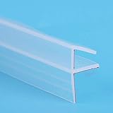 ✿Material: la tira de sellado de la mampara de ducha está hecha de plástico de caucho de silicona de alta calidad, suave, duradero y fácil de usar.