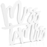 Bridal Shower Decorations Miss to Mrs Sign for Batcholette Party Table Centerpieces Wedding Plastic Photo Booth Props for Wedding Party Decorations Supplies