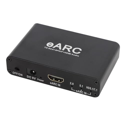 Convertidor de audio eARC ARC para disfrutar del cine en casa con tu amplificador preferido
