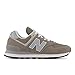 New Balance Women's 574 Core Sneaker, Grey/White, 9 Wide