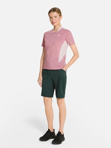 Maillot de cyclisme manches courtes rose élastique taille 38 - 5