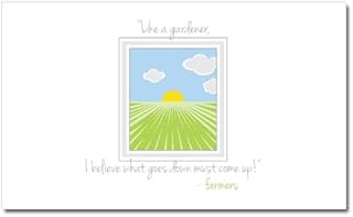 CafePress Farmer Scene Field Sun Clouds Sky Car Magnet 20 X Car Magnet, 20"x 12" Magnetic Door Display